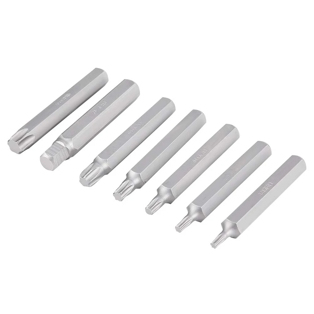 Podofo 40-teiliges Set Sternförmige Bits/Blütenförmige Bits/Innensechskant-Bits/Pflaumenförmige Bits/Zwölfkant-Bits/Sechskant-Steckschlüssel – Detail 4