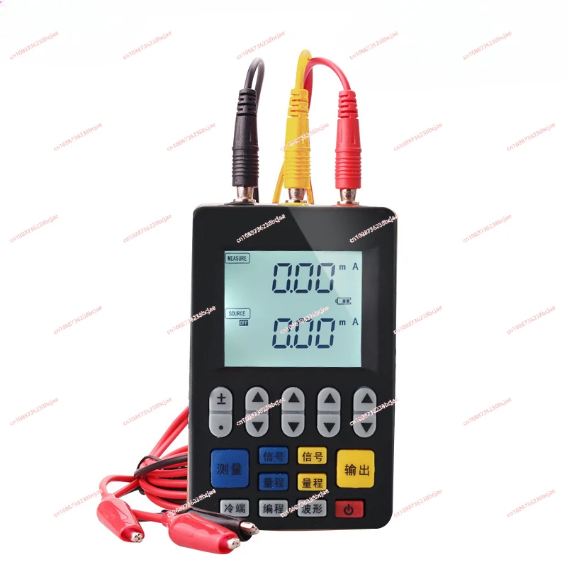 Handheld signal generator with passive current 4-20mA voltage resistance Pt100 thermocouple temperature calibrator