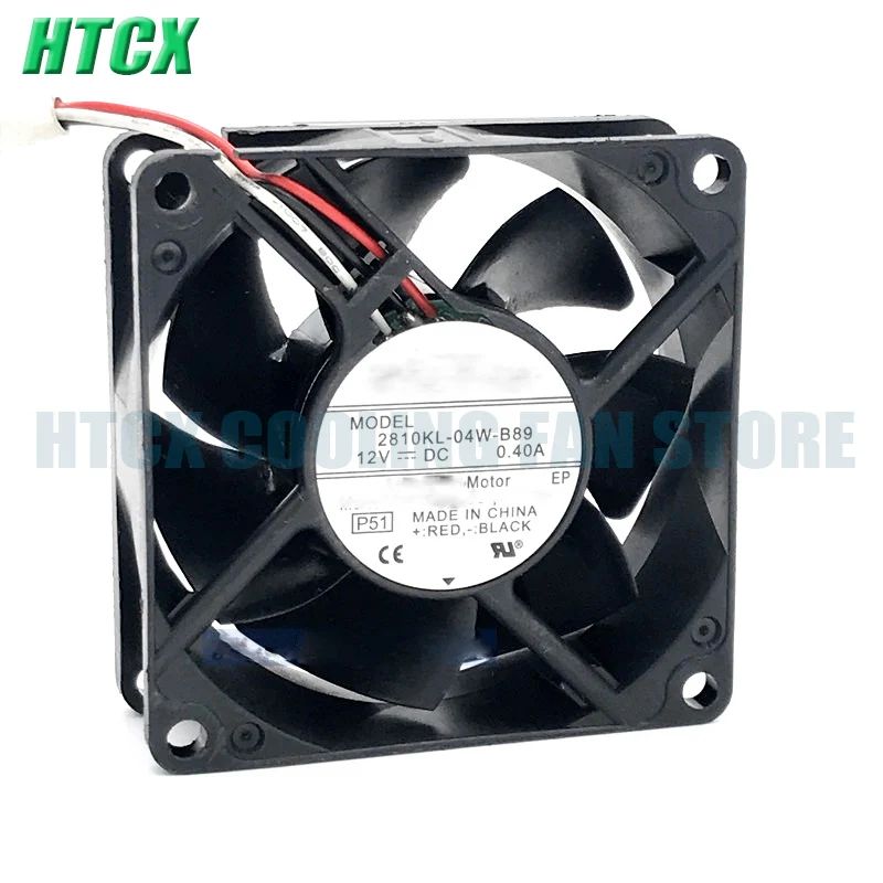 New 2810KL-04W-B89 7025 12V 0.40A 7cm 3-wire Chassis Cooling Fan