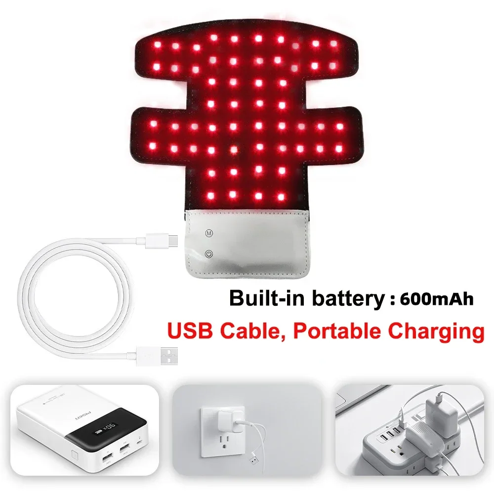 Rotlichttherapie für schnelles Haarwachstum, Rot- und Infrarotlichttherapiegerät zur Behandlung von Haarausfall mit USB-Ladefunktion, Anti-Haarausfall – Detail 17