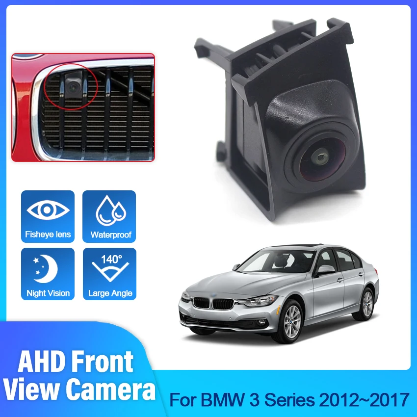 

HD CCD High Quality 1080*720P Fisheye Car Front View Grille Camera For BMW 3 Series 2012 2013 2014 2015 2016 2017 Waterproof