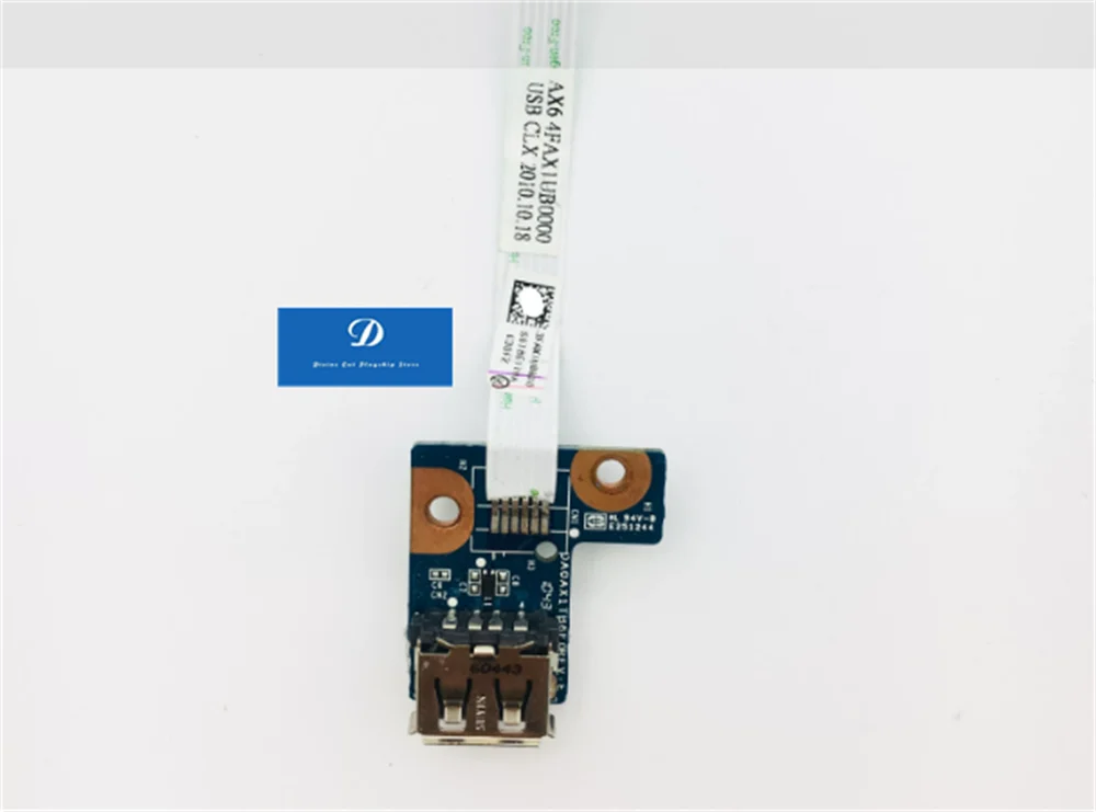 FOR HP CQ62 CQ56 G56 G72 G42 CQ42 USB Board W Cable DA0AX1TB6E0