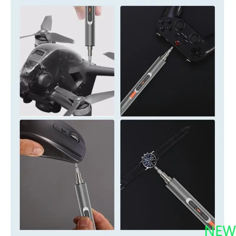 

Precisions Torque Adjustable Screwdriver with Multiple Bit Rechargeable Electric Cordless LED Light Screwdriver Tool