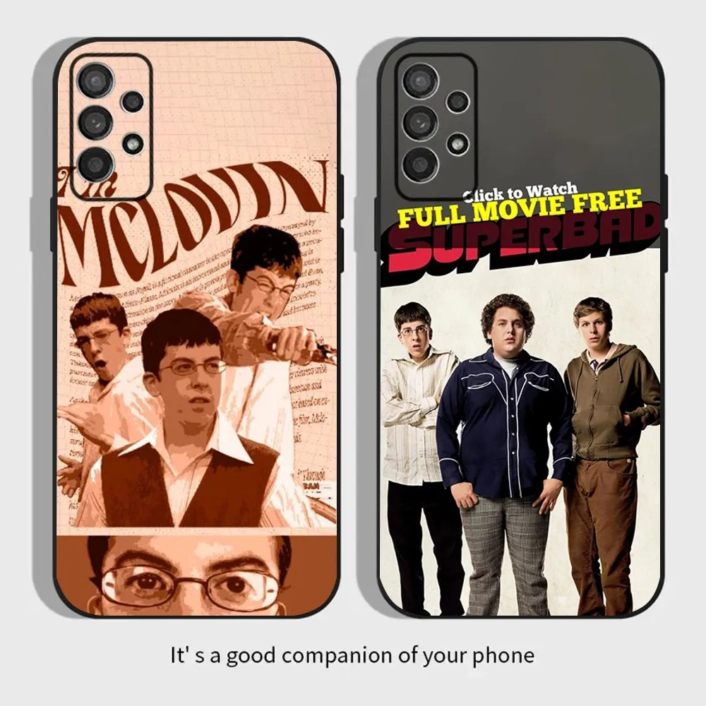 

M-Mclovin Movie Superbad Phone Case For Samsung Galaxy A13,A21s,A22,A31,A32,A52,A53,A71,A80,A91 Soft Black Cover