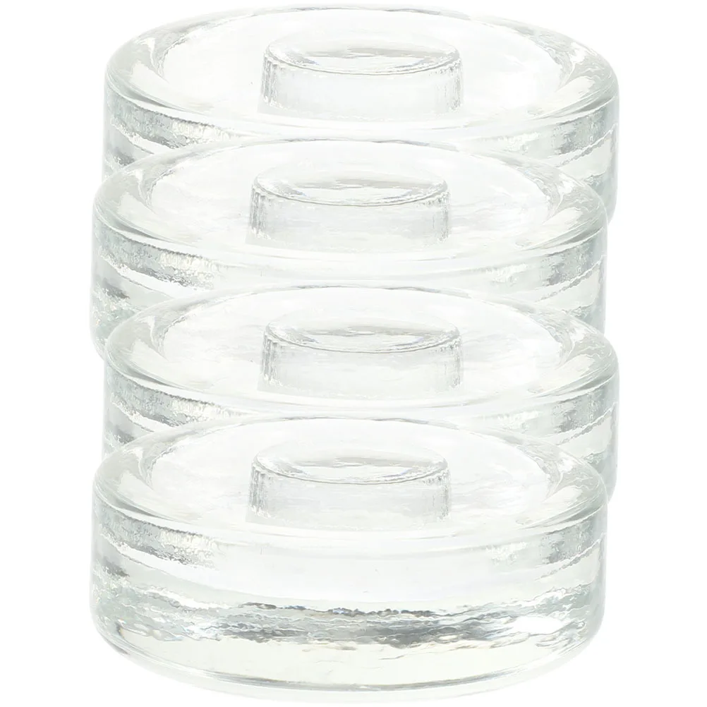 

4Pcs Glass Fermenting Weights Wide Mouth Jar Lids Mason Jars Pickling Sauerkraut Kimchi Tank Glass Weights Jars Lids