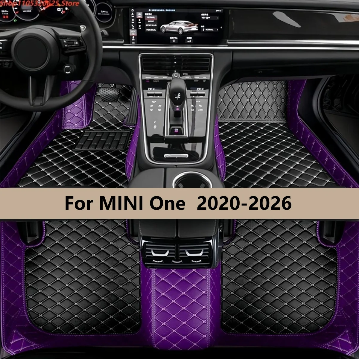 

Custom Car Floor Mats For MINI One 2020 2021 2022 2023 2024 2025 2026 Auto Accessories Leather Waterproof Anti Slip Foot Carpet