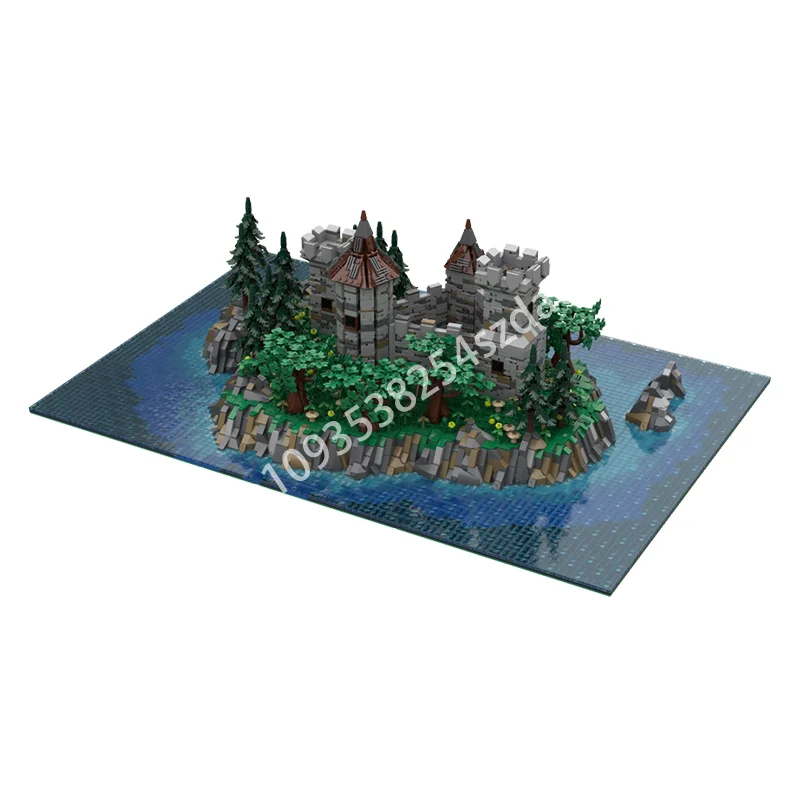 

8248pcs MOC Medieval castle island Castle Building Blocks Education teenager idea Children Christmas toy Gift Constructing