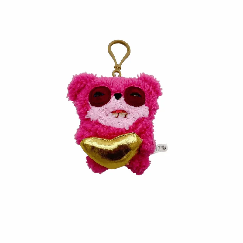 Neuer Fuggler Original Monster-Anhänger Plüschpuppe Lustiges Hässliches Zahnmonster Schlüsselanhänger Gefülltes Cartoon-Spielzeug 9,5-14CM Plüsch-Spielzeug Geschenk – Detail 6