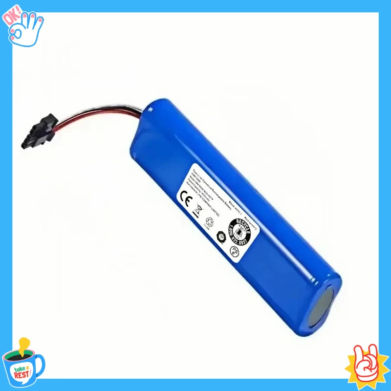 

"14.4V Batterie De Remplacement INR18650 MH1-4S1P-SC Pour Aspirateur Robot Xiaomi Mijia Mi P,balayage Et Vadrouille,rechargeable