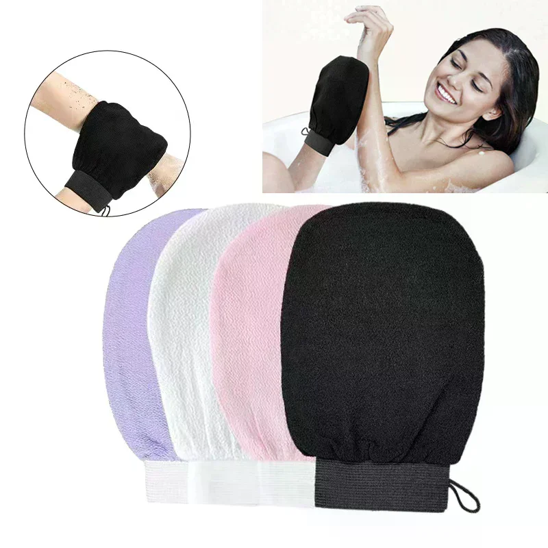 Exfoliating Gloves Massage Cleansing Scrub Back Scrub Dead Skin Facial Gloves Durable Multi Color Body Deep Towels for Shower