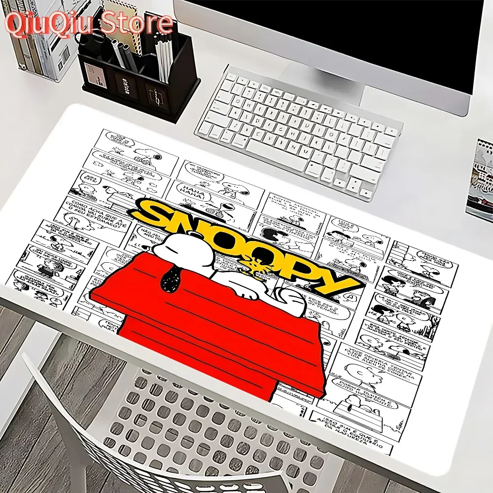 

Коврик для мыши с рисунком S-Snoopys, новые поступления, большой игровой коврик для мыши L, XL, XXL, геймерский коврик для мыши, размер коврика для клавиатуры