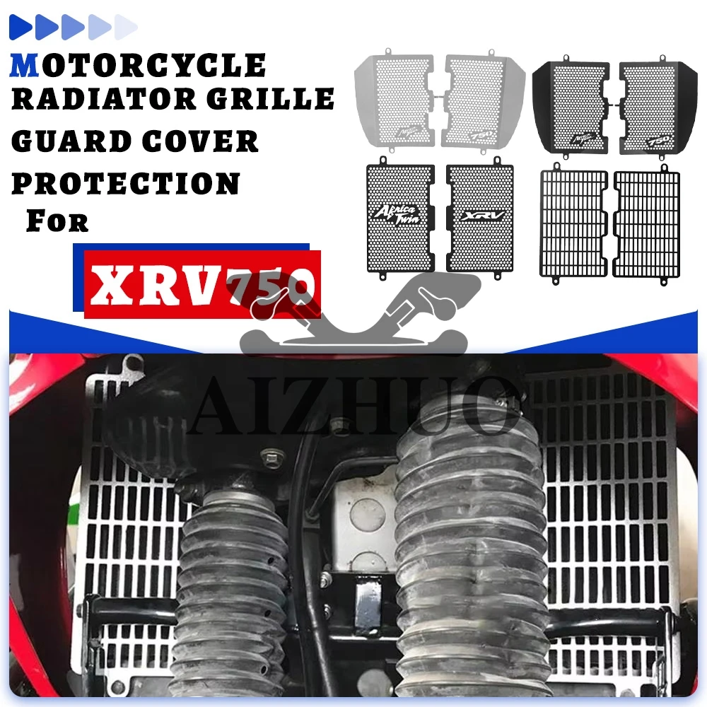 

For Honda XRV750 Africa Twin RD07 / RD07A 2003 1993 1994 1995 1996 1997 1998 1999 2000 2001 2002 Radiator Grille Guard Cover