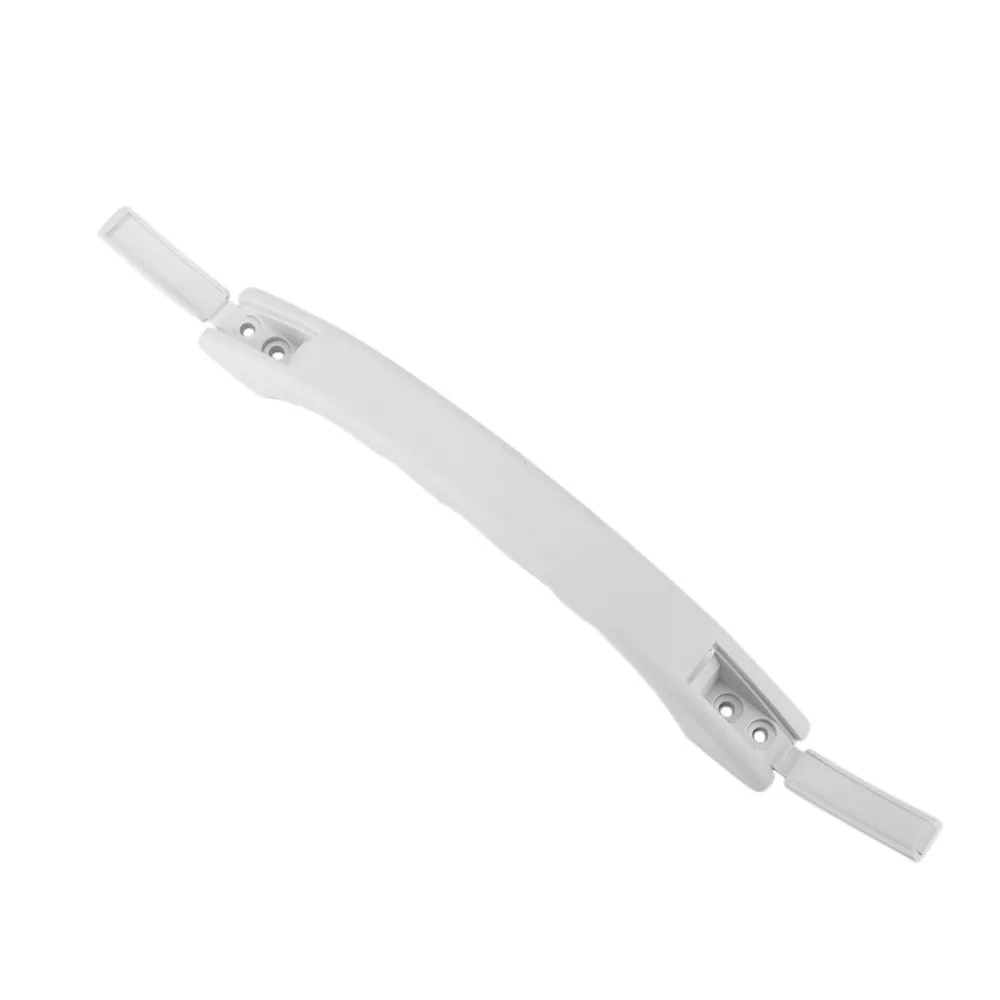 Sturdy Handrail White Curved Handle with cap Polypropylene Lightweight Grab Bar Door Entry Handle Cargo Trailer