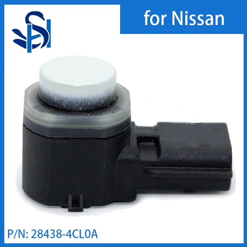 Sensor de estacionamento PDC para Nissan X-Trail, luz de cor do radar, verde, T32, 1.6L, 2.0L, 2014-2019, 28438-4CL0A