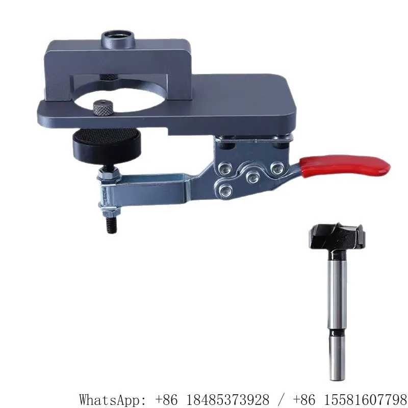 Woodworking 35mm Hinge Boring Jig Cabinet Door Hinge Drill Locator Hole Positioning Guide Furniture Installation Tool Set