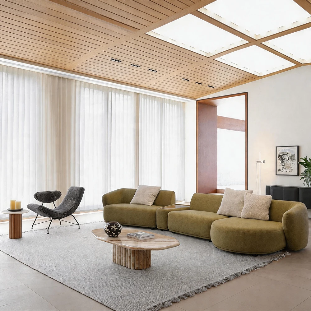#Factory Sale Luxury Sofa Modern Sectional Modular Living Room Sofas With Custom Size