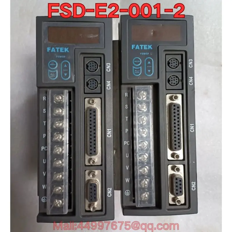 

Second-hand FSD-E2-001-2 servo drive function test is normal