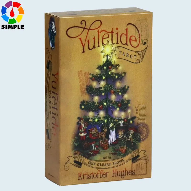 

Yuletide Колода Таро Карты Игры Гадание Вечеринка Настольная Игрушка Развлечения Досуг 18+ Карты Таро Около 10x6 см