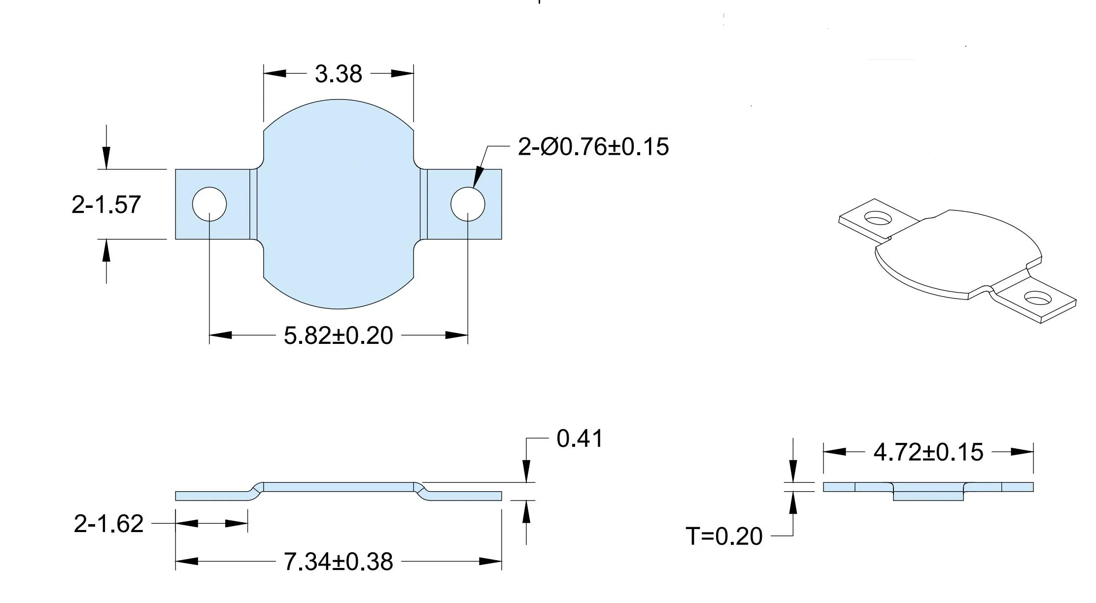 Replacement of 2982 Matte Tin Plated Brass Negative Coin Cell Battery Contact