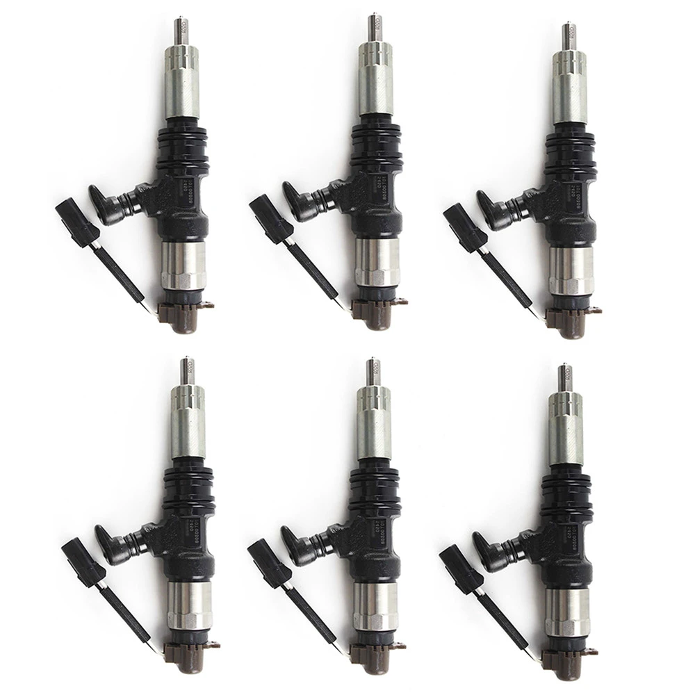 

6Pc 095000-5450 095000-545 Diesel Fuel Injector for MITSUBISHI ME302143 6M60 Fuso Truck ME302143