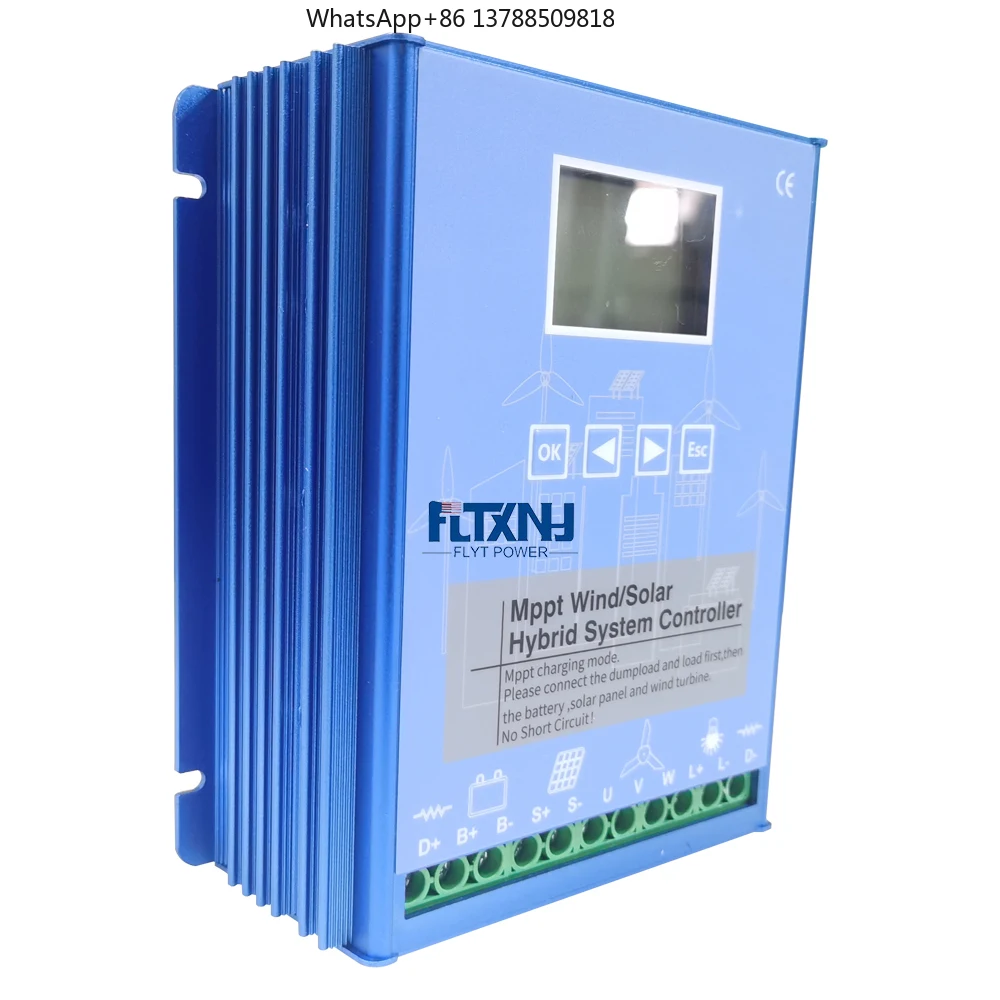 Made in China Charge Controller 1000W 12V 24V 48V 1KW Wind Solar Hybrid With Dump Load Regulator 2000w 3000w