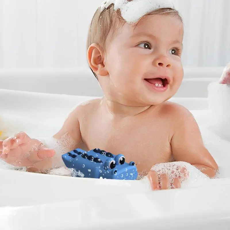 Jouet de bain pour bébé, Alligator, horloge, puissance, piscine, eau, cadeau pour baignoire, douche, plage, enfants en bas âge