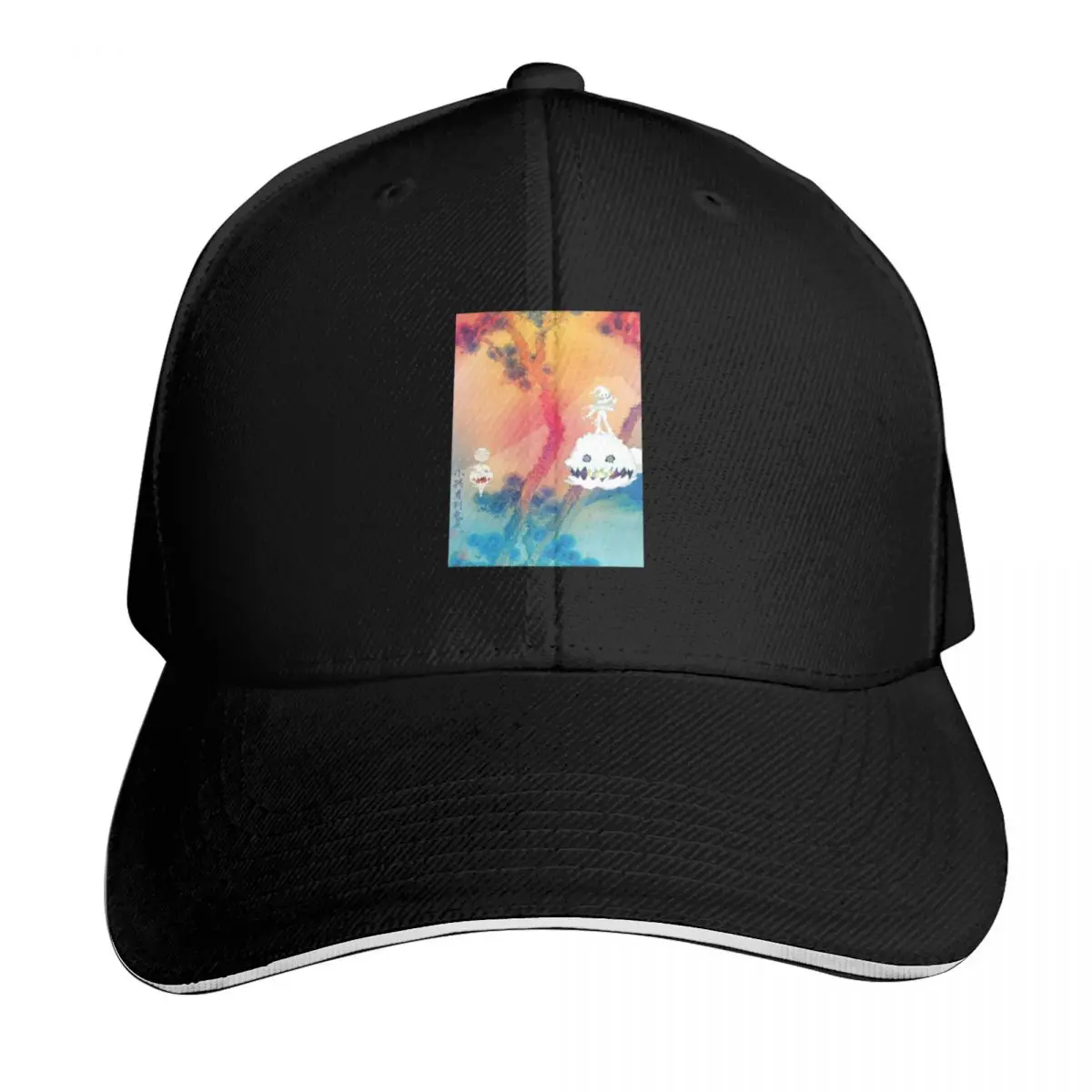 KIDS SEE GHOSTS Baseball Cap Six Panel Structured Crown Sun Protection UPF 50+ Breathable Mesh Back