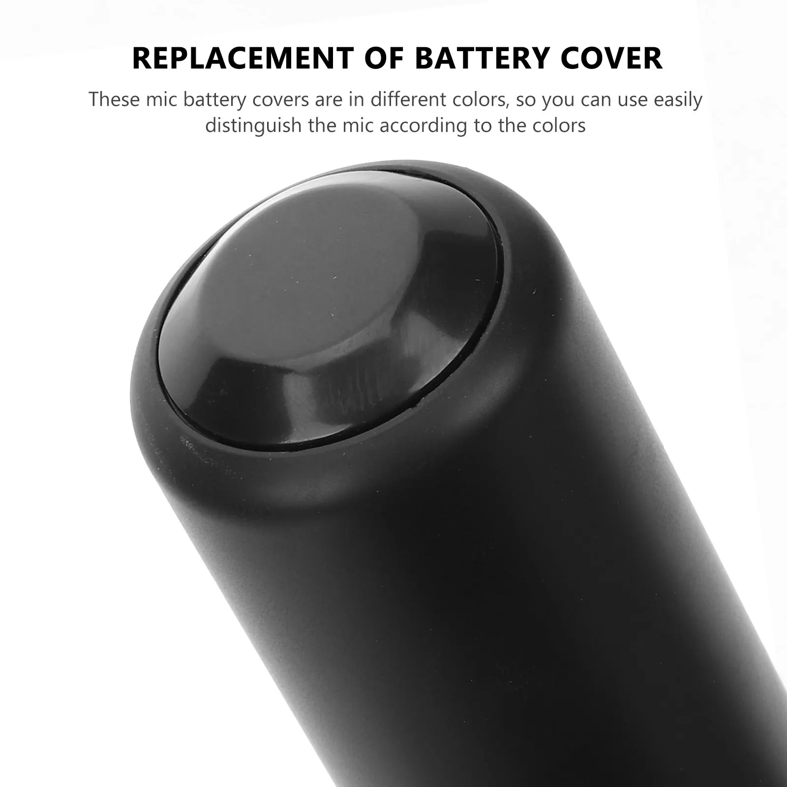 

4Pcs Microphone Parts Plastic Covers for Mic Screw on Caps Replacement Accessories Compatible with Pgx24 Slx24 Pg58