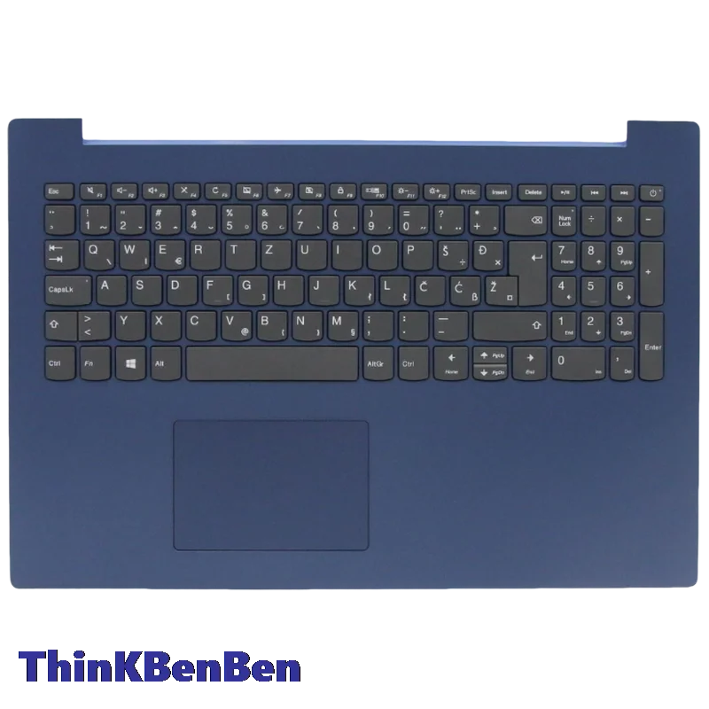 SI Slovenian Keyboard Blue Upper Case Palmrest Shell Cover For Lenovo ideapad 330 15 IGM AST IKB 5CB0R16628