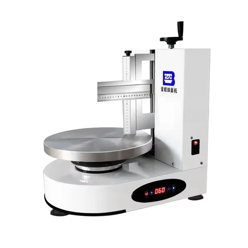 

Commercial birthday cake decorator, cake paver, cake frosting smoothing coater