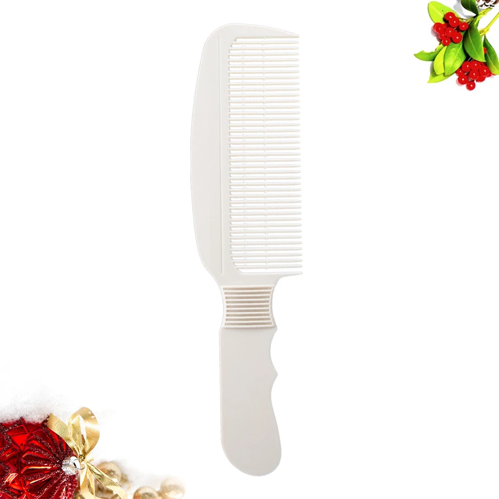 Pente de aeronave estilo salão cabeleireiro branco simples leve tamanho pequeno confortável massagem superfície lisa casa