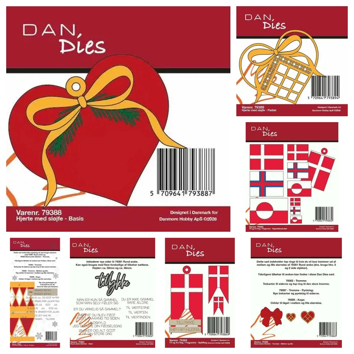 Dan/ Mw My Heart. Merged Ring Round Box Accessories Metal Cutting Dies for DIY Handmade Scrapbook Calendar Diary June 2026 New - view 6