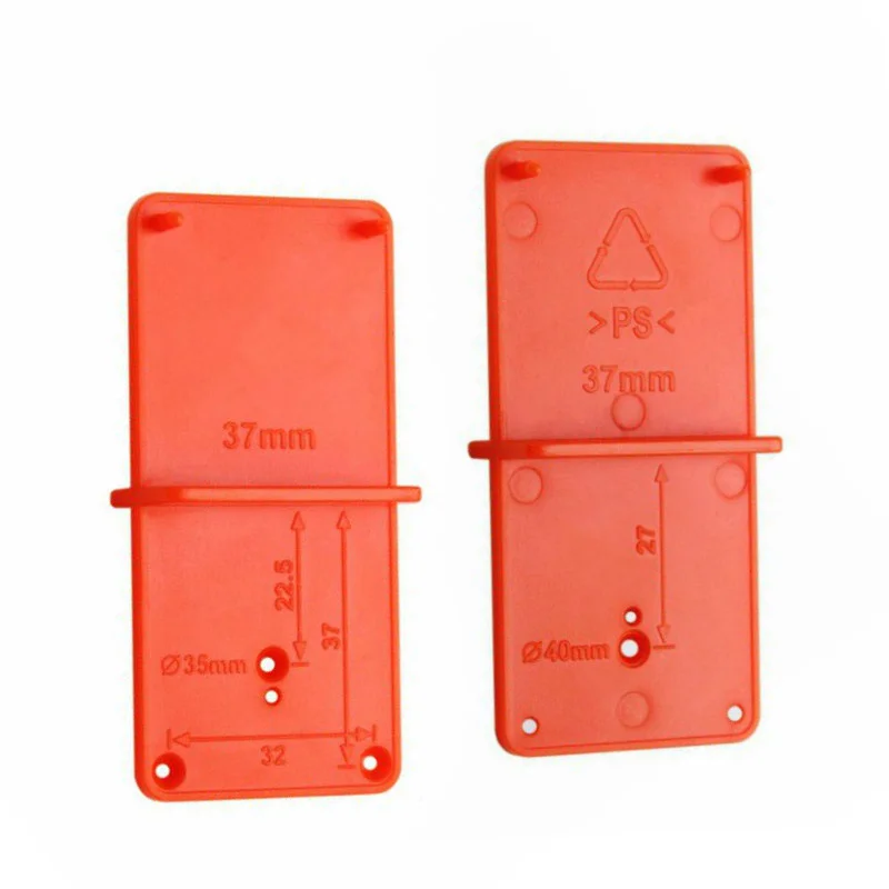 Drilling drill locator 35mm 40mm hinge installation template fixture hole tool woodworking tool hinge template positioning ruler