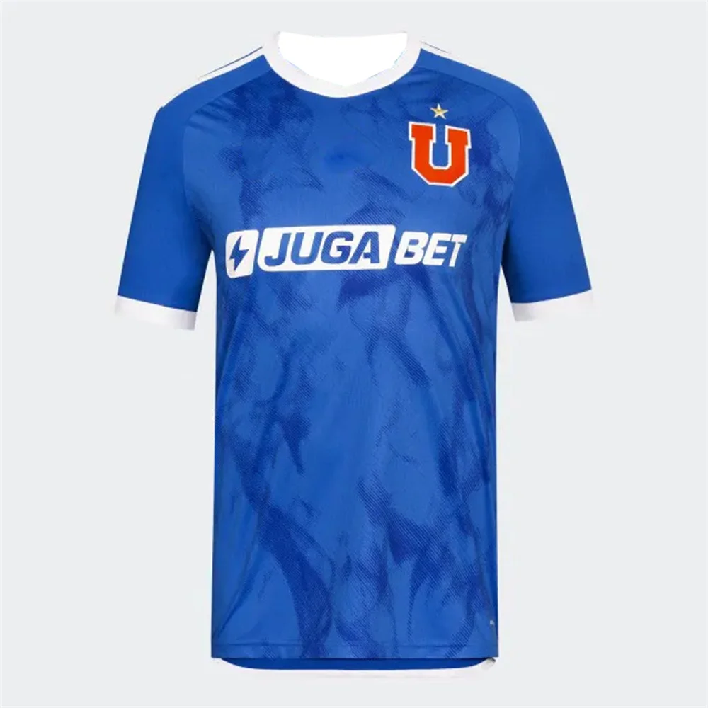 2025 الصيف جامعة تشيلي قميص كرة القدم قصيرة الأكمام لينة الجلد المرأة تي شيرت رياضي التجفيف السريع تنفس تي شيرت