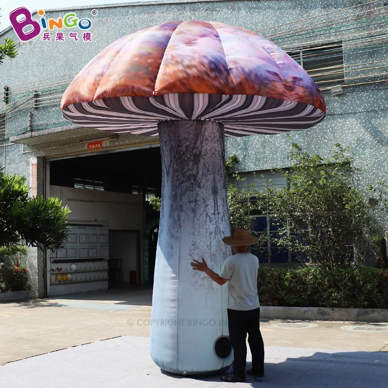 9.8Ft-16.4Ft Inflatable Mushrooms Model Inflatable Toys For Stage/Event/Nightclub/Wedding Party Decoration