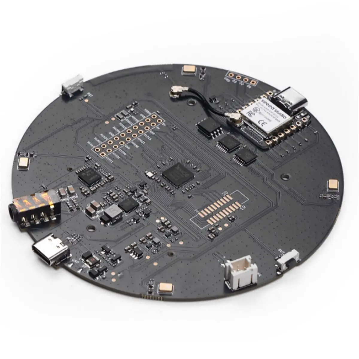 【DT56】ReSpeaker XMOS XVF3800 with XIAO ESP32S3 - AI-Powered 4-Mic Array for Clear Voice Even in Noise
