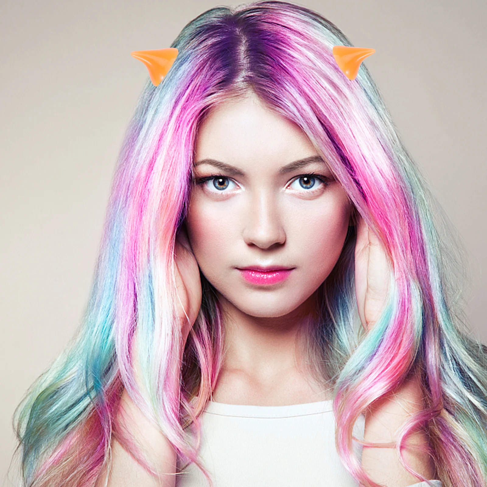 

16 шт., модные заколки для волос с рогами дьявола, аксессуары для Хэллоуина, уникальный стиль, жизненный подарок, любовник, друг