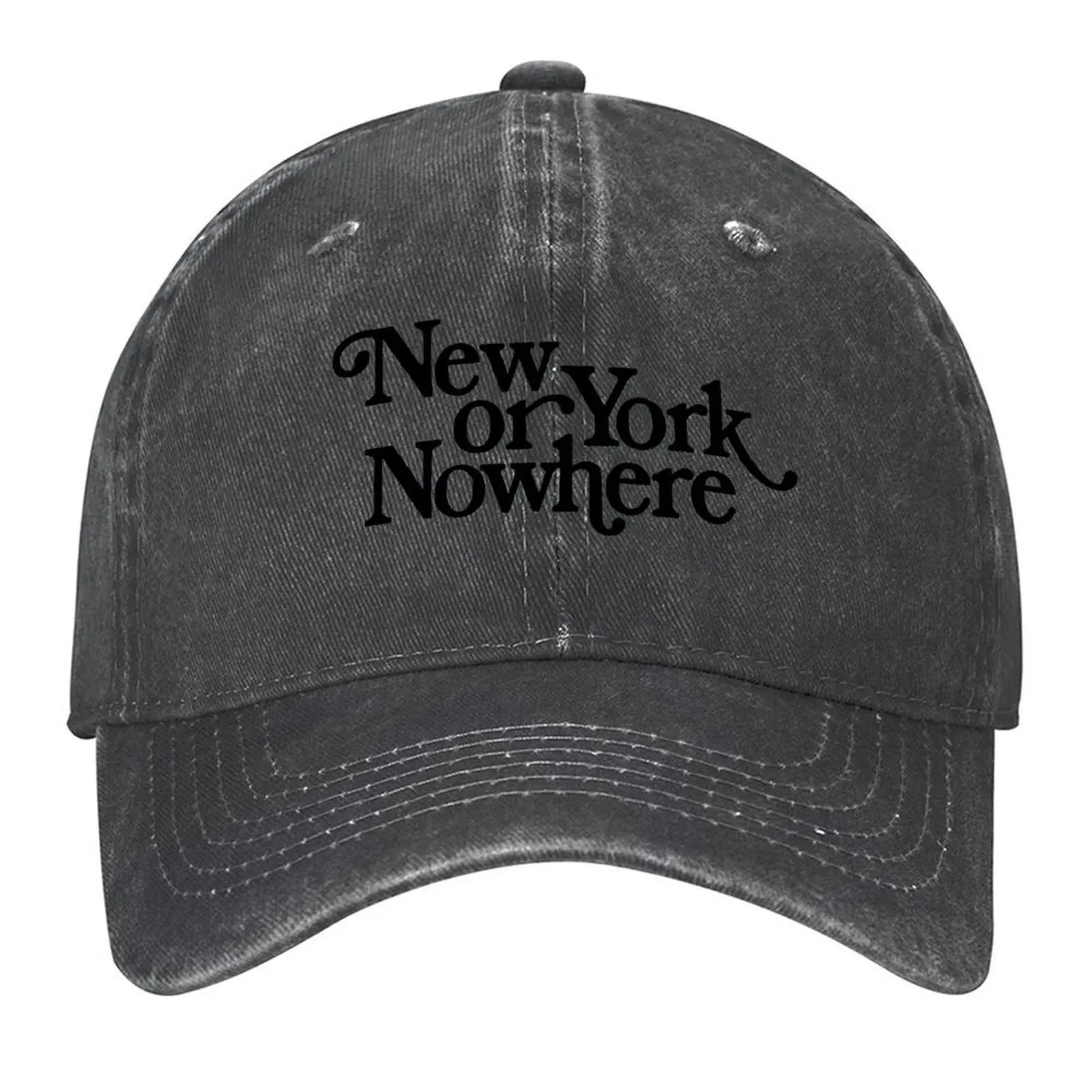 

NEW YORK OR NOWHERE Baseball Cap Designer Hat Snap Back Hat Anime Hat Golf Wear Women's Golf Clothing Men's