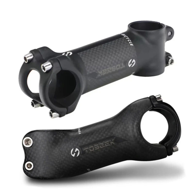 

Вынос велосипеда TOSEEK, угол выноса руля из углеродного волокна 3K, 6 градусов, 17 Mtb, вынос шоссейного велосипеда 31,8 мм