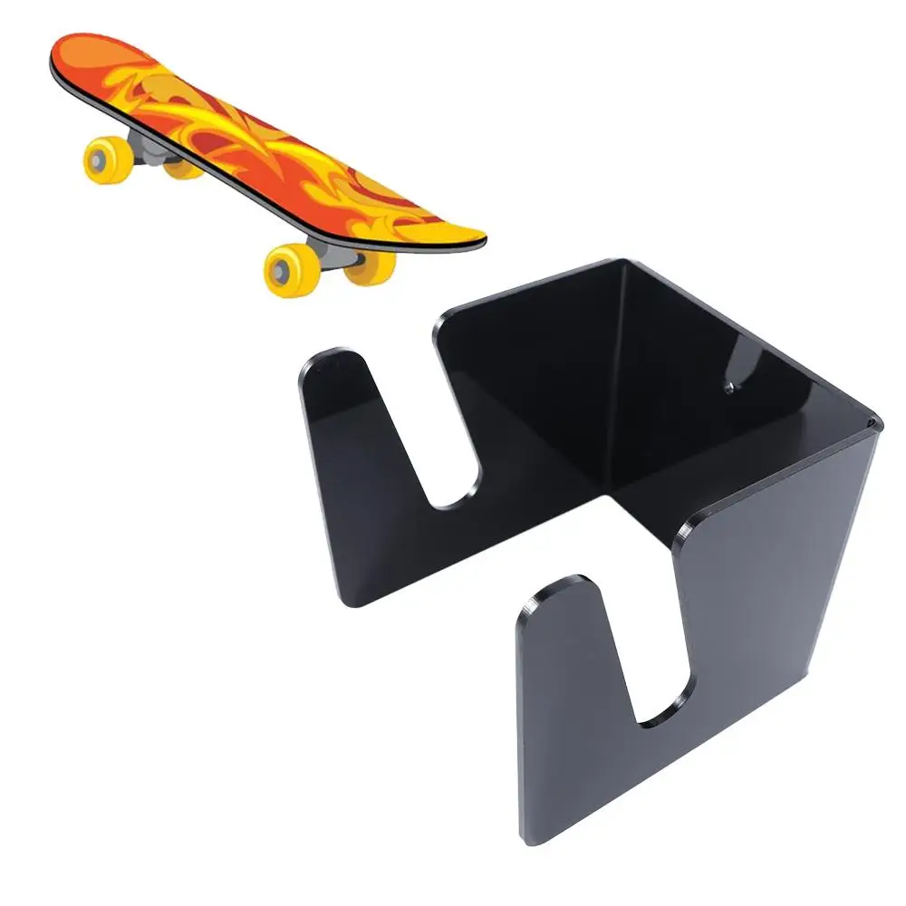 1pc Skateboard Wall Mount Acrylic Skate Board Wall Holder Display Rack Indoor Floating Skateboard Storage Holder Stand