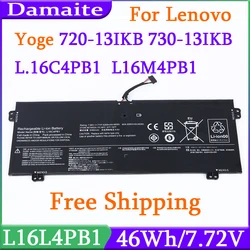 L16L4PB1 Battery For Lenovo Yoga 720-13IKB 13IKBR 15IKB Yoga 730-13IKB L16C4PB1 5B10M52739 7.68V 48Wh Laptop