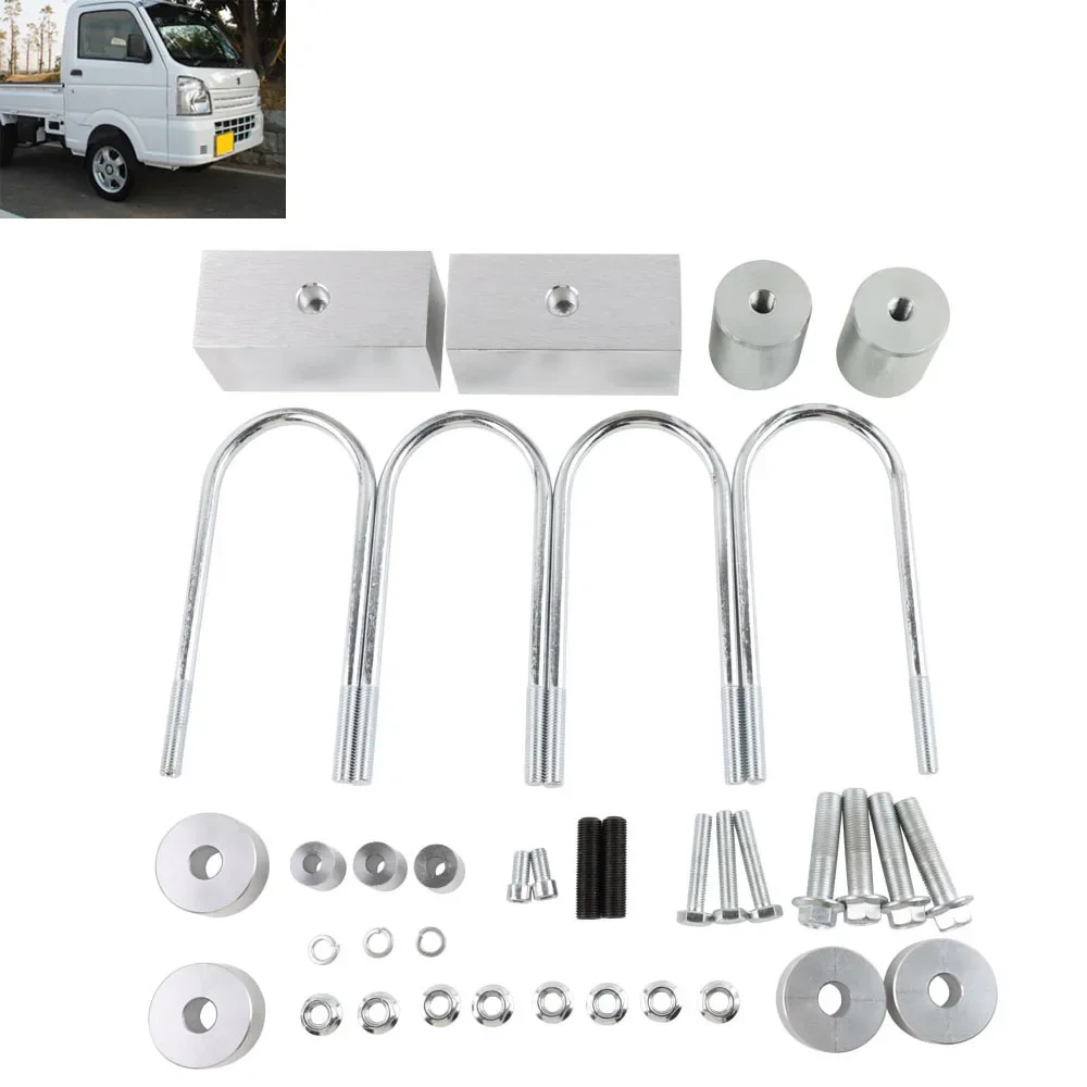 4WD Suspension Lift Up Kits Coil Spacers Strut Shocks Absorber Spring Raise Aluminum For Suzuki Carry Truck DA16T