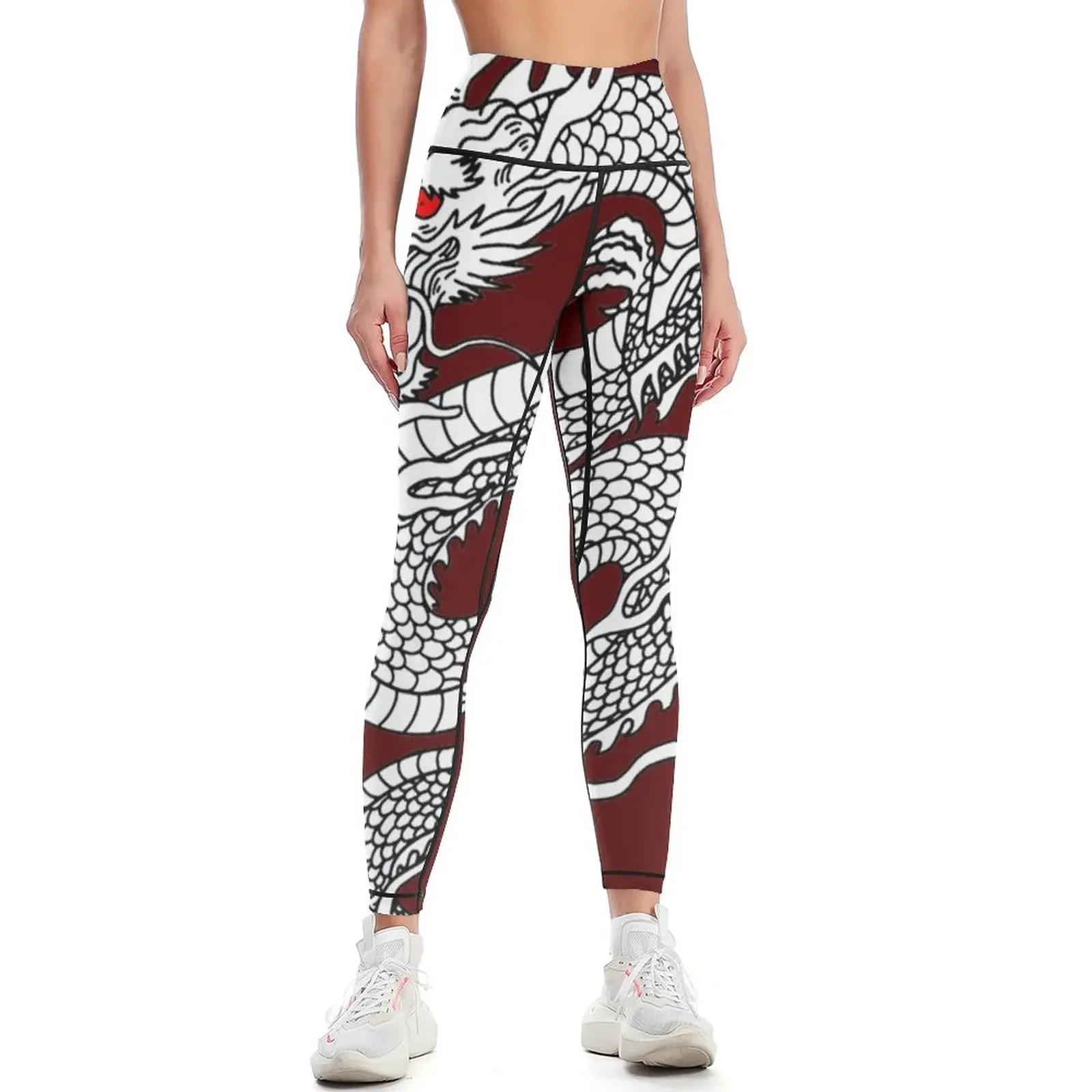 

Red eyes black dragon Leggings Women's push up Women's high waist gym top sportswear gym Womens Leggings