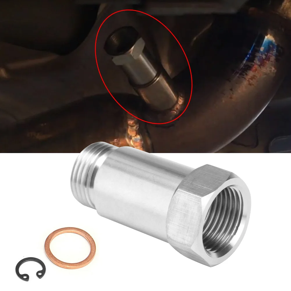 1 Set Car Sensor Oxygen Sensor Shielding Head O2 Sensor Restrictor Fitting with Gas Flow Insert Automotive Sensors Accessories