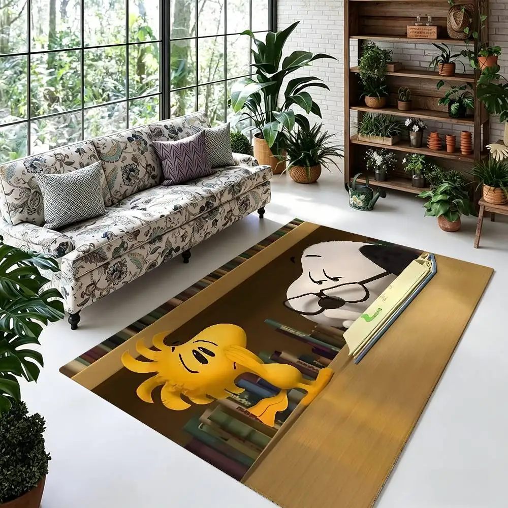 Cute S-Snoopys Floor Mats Home Laundry Rug Carpet For Living Room Decor Lounge Area Anti-slip Foot Mat Entrance Doormat view 6