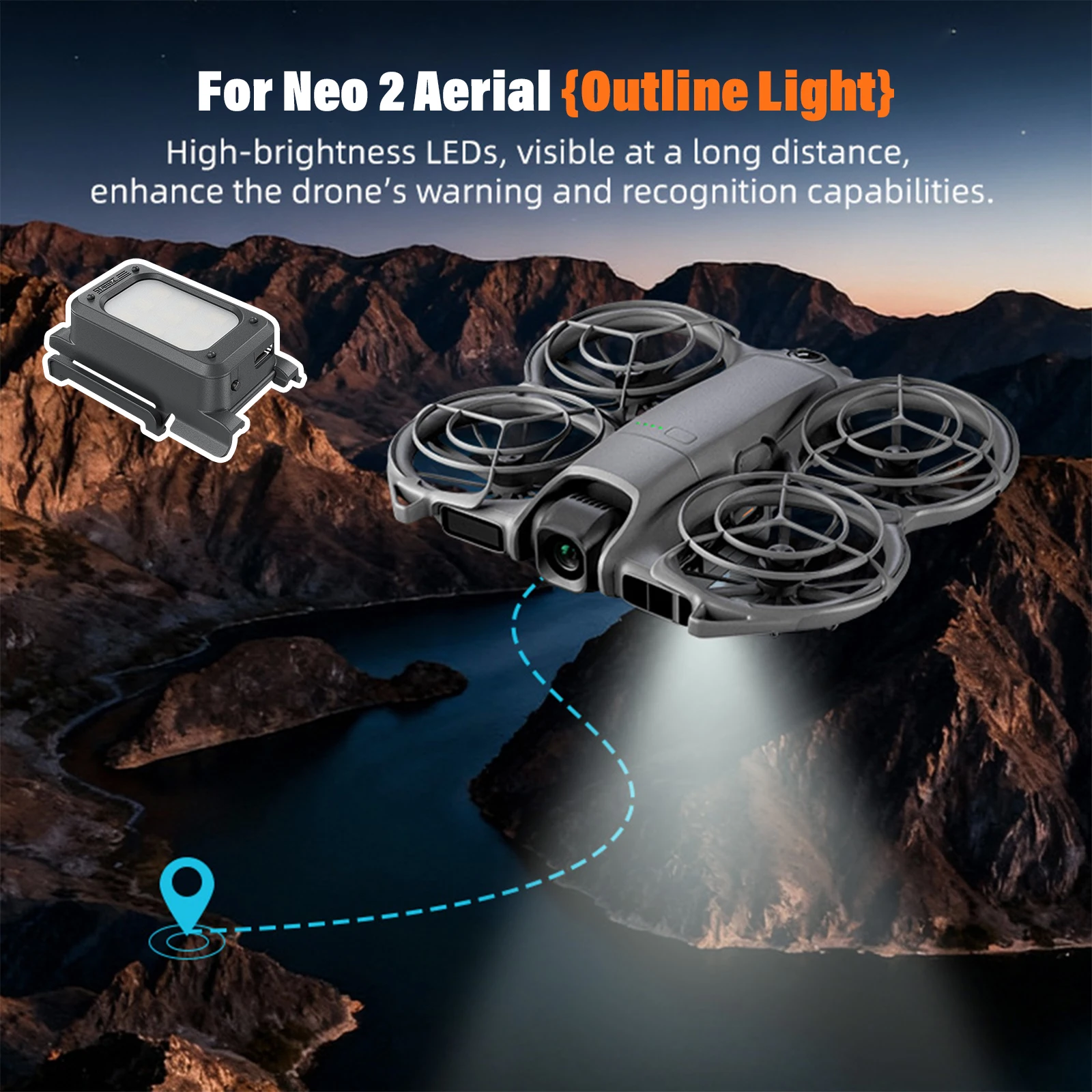 Rechargable LED Landing Gear w - Drone Beacon Light review and price