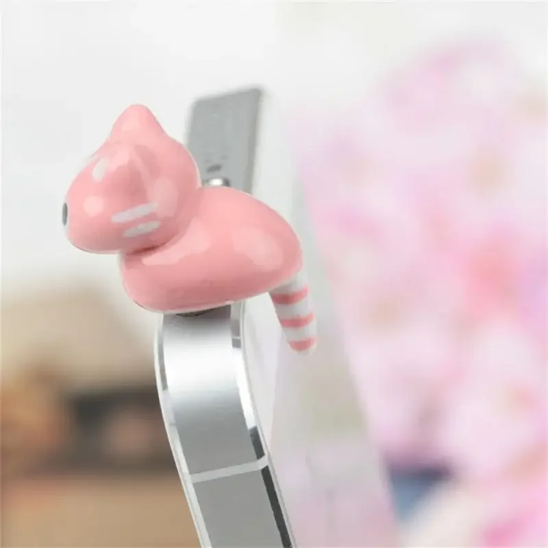 Cat Style 3.5mm Cute Cartoon Cat Animal Design Ear Jack Mobile Phone Ear Dust Plug For Headphone Cell Dust Plug