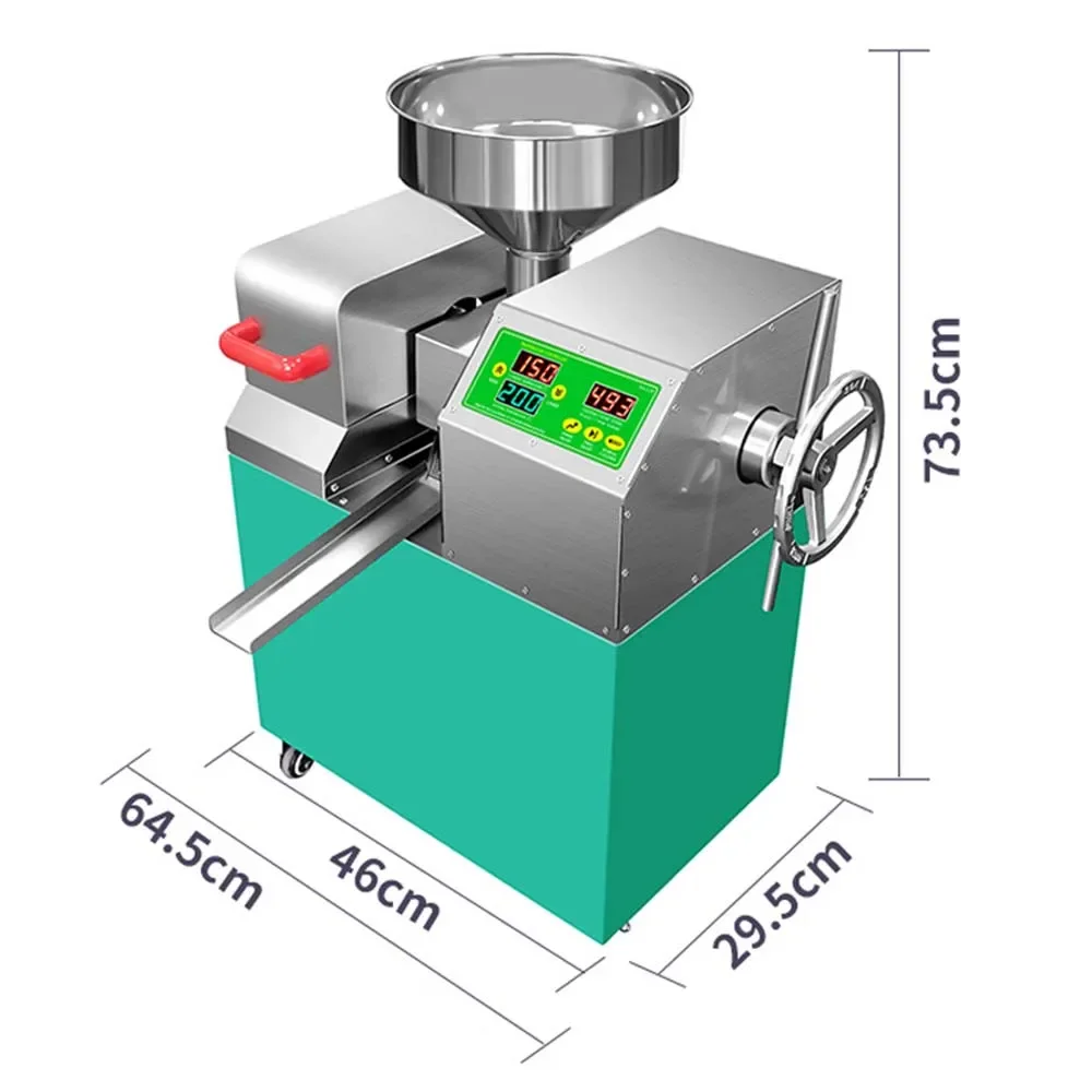 Commercial Oil Extractor Machine Fully Automatic Temperature Control Oil Presser De Jugos Intelligent Prensa Aceites