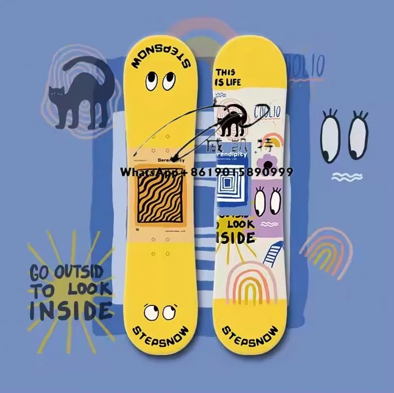 

High Quality Kid Snowboard Supplies Poplar Wood Core with Quality Assurance for Beginners and Intermediates!