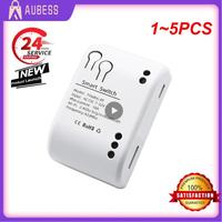 1~5PCS Self-locking Interlock Wireless Remote Control Switch Tuya Smart Single Relay Module 1 Gang Rf Wifi On-off Switch